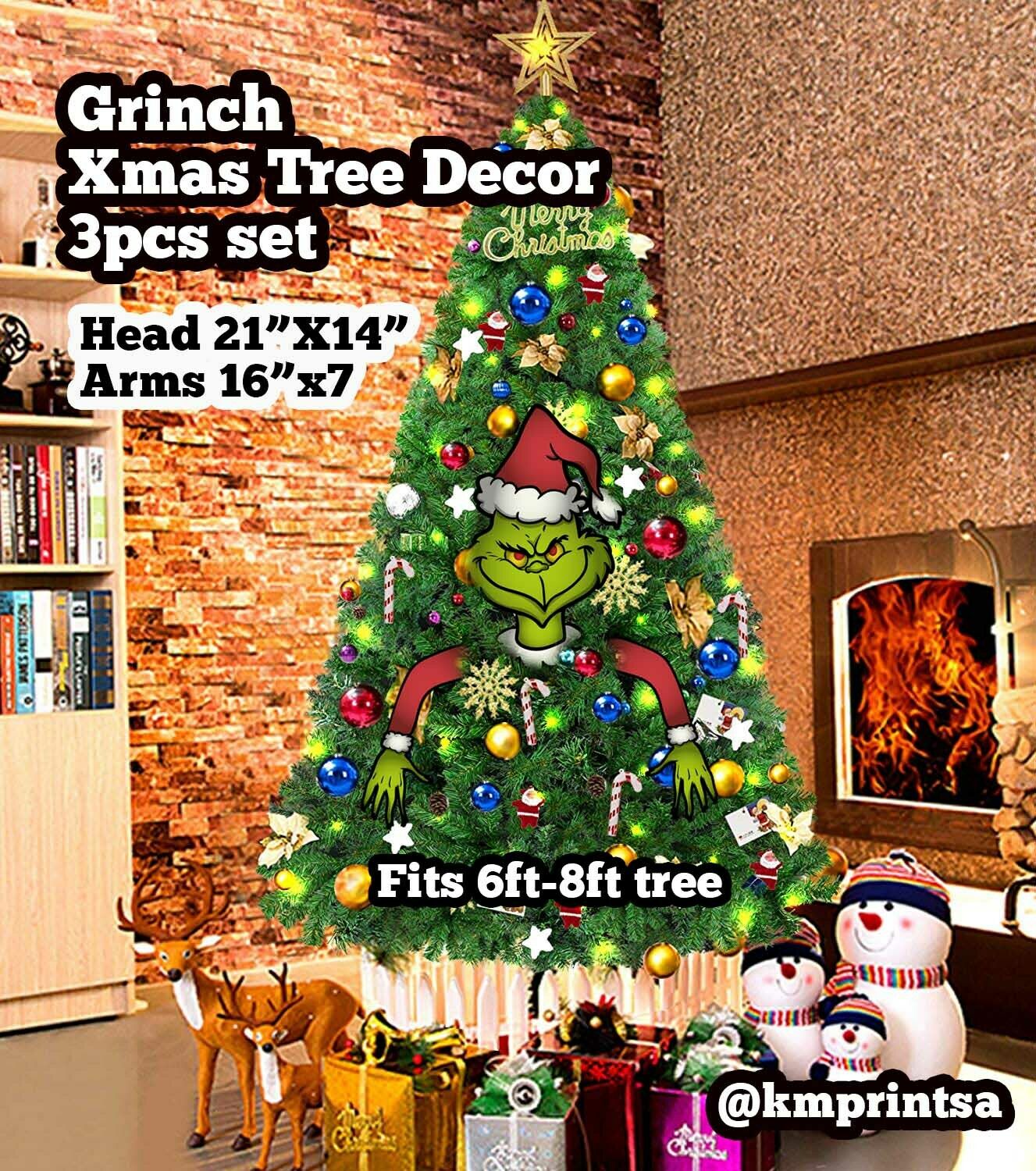 Grinch Tree Topper – KMPrintSA